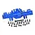 GPM Blue Aluminium Quick Release Front Differential/Axle Housing LMTM012-B