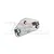 GPM Silver Aluminium Servo Mount LMTM024-S