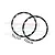 GPM Black Aluminium Rear Wheel Reinforcement Rings 2Pcs MX0505R-BK