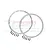 GPM Silver Aluminium Front Wheel Reinforcement Rings 2Pcs MX0505F-S