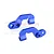 GPM Blue Aluminium Rear Brace 2Pcs MAJ040-B