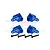 GPM Blue Aluminium Upper Shock Mounts 4Pcs LMTM2830-B