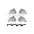 GPM Silver Aluminium Upper Shock Mounts 4Pcs LMTM2830-S