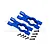 GPM Blue Aluminium Body Mount Brace LMTM201FR-B