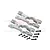 GPM Silver Aluminium Body Mount Brace LMTM201FR-S