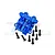 GPM Blue Aluminium Rear Diff Cover MGG013-B