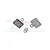 GPM Silver Aluminium & Inlaid Friction Material Front Brake Pads 2Pcs MX035/SPN-S
