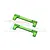 GPM Green Aluminium Crossbar/Shock Mounts 2Pcs LMTM008-G