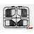 Killerbody 1/10 Interior Door Trim Panels Parts Set 48789