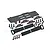 GPM Black Aluminium Large Battery Tray w ESC & Receiver Mount LMTM0126A-BK