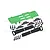 GPM Green Aluminium Large Battery Tray w ESC & Receiver Mount LMTM0126A-G