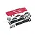GPM Red Aluminium Large Battery Tray w ESC & Receiver Mount LMTM0126A-R