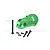 GPM Green Aluminium Centre Gearbox Housing Set LMTM038-G