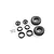 FMS 0.75" Teraz Tyres on Black Beadlocked Rims 2Pcs C2325