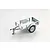 FMS 1/18 Silver Utility Trailer - Set C C3308