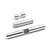 Yeah Racing Silver Aluminium Front & Rear Damper Brace TABB-011SV