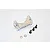 GPM Aluminium Front Damper Mount w/Hardware - Silver TRV028-S