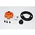 GPM HD Steel 16T/53T 1Mod Pinion & Spur Gear Set w/ Orange Aluminium Gear Adapter TXM355316T-OR