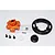 GPM HD Steel 18T/53T 1Mod Pinion & Spur Gear Set w/ Orange Aluminium Gear Adapter TXM355318T-OR