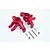 GPM Aluminium Steering Hubs 2PCs - Red SB021-R