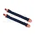 GPM 108mm Rear Suspension Travel Limit Straps w/ Orange Aluminium Buckles 2Pcs UDR013/SP-OR