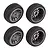 Team Associated 1.9" Apex2 Tyres on Grey Rims - Glued Wheels 2Pcs 31909