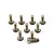 Yeah Racing Titanium 3x10mm Fine Thread Button Head Screws 10Pcs BHF-310