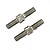 Two Yeah Racing 64 Titanium 3x16mm turnbuckles shown against a white background.