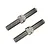 Two Yeah Racing 64 Titanium 3x18mm turnbuckles shown against a white background.