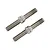 Two Yeah Racing 64 Titanium 3x20mm turnbuckles shown against a white background.