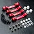 MST Red Aluminium Suspension Arm Mount Set 210576R