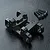 MST Black Aluminium Upper Suspension Arm Mount 210598BK