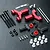 MST Red Aluminium Front Lower Suspension Arm Set 820117R