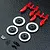 MST Aluminium 12mm Disc Brake Wheel Hexes 4Pcs 820135