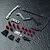 MST Carbon Fibre Short Battery Mount w/Red Aluminium Mounting Hardware 210657R