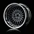 MST 1.9" 501 Off-Set Changeable Silver/Silver Black Rims 4Pcs 832103SBK
