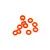 HSP 3x7.5x2mm Rubber O-Rings 12Pcs 02078