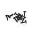 HSP 3x10mm Coarse Thread Button Head Screws 10Pcs 02082