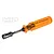 MIP 11/32 inch G2 nut driver with a translucent orange handle and a black metal shaft, shown against a white background.