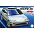 Box art for a Fujimi 1/24 scale Honda CR-X Si model kit featuring a silver car on a blue background.