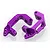 HSP Purple Aluminium Front Hub Carrier w/ Screws 2Pcs 102010A