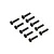 ARRMA 2.5x12mm Fine Thread Countersunk Head Screws 10Pcs ARA702017
