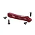 ARRMA 1/8 scale red aluminium EXB V2 front chassis brace with two black screws and two small plastic mounting blocks.