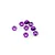 HSP 3mm Purple Aluminium Nyloc Nuts 8Pcs 102048A