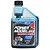 A 500ml bottle of Deluxe Materials Power Model 2T-S fully synthetic 2-stroke oil with an integrated measuring chamber.