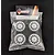 Solaris Mini 28J Premounted Touring Car Rubber Tyres w/ White Rims 4Pcs S-M28J0M2W
