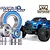 A promotional image for a Plaig RC bearing kit for the ARRMA Granite, showing several metal ball bearings with blue seals alongside an ARRMA Granite RC truck.