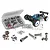 RC Screwz stainless steel screw kit for Team Associated RC8B4.1, featuring a plastic storage box filled with various screws, nuts, and washers.
