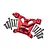 GPM Aluminium Rear Body Mount - Red ER2031-R