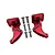 GPM Aluminium Rear Wing Mounts 2Pcs - Red ER2040RA-R